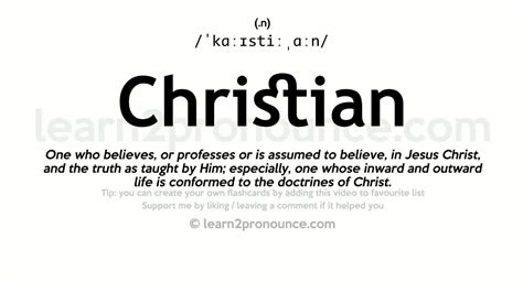 chrino christian definition.